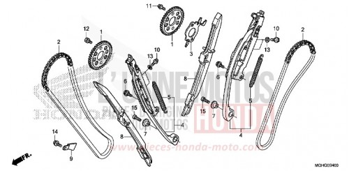 CAM CHAIN/TENSIONER VFR1200XG de 2016